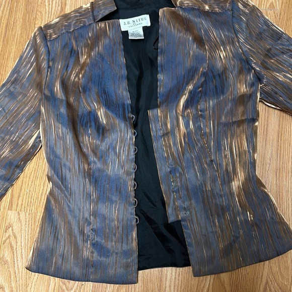 Vintage J.R. NITES by Caliendo Size 6 Copper and Gold unique jacket. - Picture 7 of 12